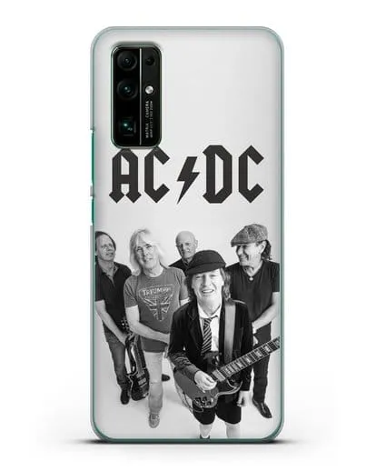 Чехол с фотографией группы AC/DC силиконовый для Honor 30