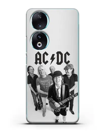 Чехол с фотографией группы AC/DC силиконовый для Honor 90