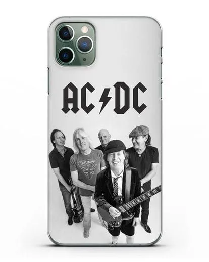 Чехол с фотографией группы AC/DC силиконовый для iPhone 11 Pro Max