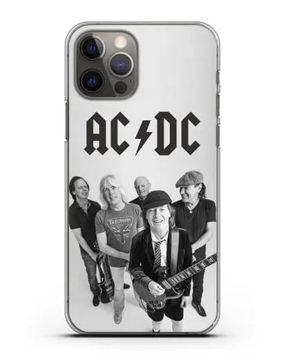 Чехол с фотографией группы AC/DC силиконовый для iPhone 12 Pro