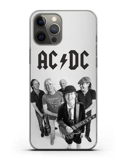 Чехол с фотографией группы AC/DC силиконовый для iPhone 12 Pro Max