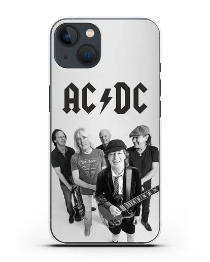 Чехол с фотографией группы AC/DC силиконовый для iPhone 13
