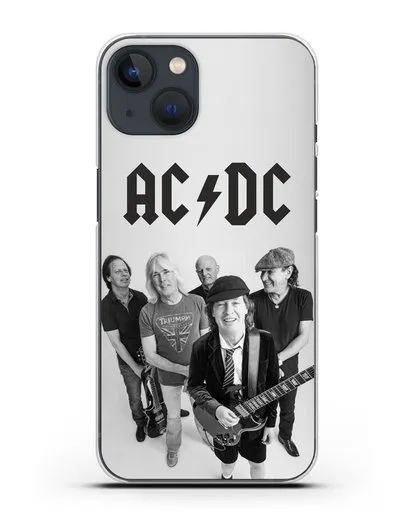 Чехол с фотографией группы AC/DC силиконовый для iPhone 13 Mini