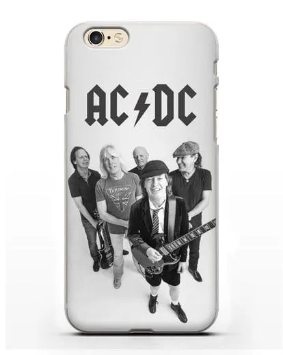 Чехол с фотографией группы AC/DC силиконовый для iPhone 6
