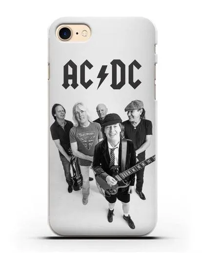 Чехол с фотографией группы AC/DC силиконовый для iPhone 7