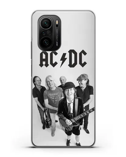 Чехол с фотографией группы AC/DC силиконовый для Xiaomi Poco F3 Pro