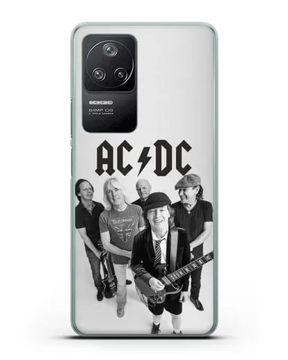 Чехол с фотографией группы AC/DC силиконовый для Xiaomi Poco F4