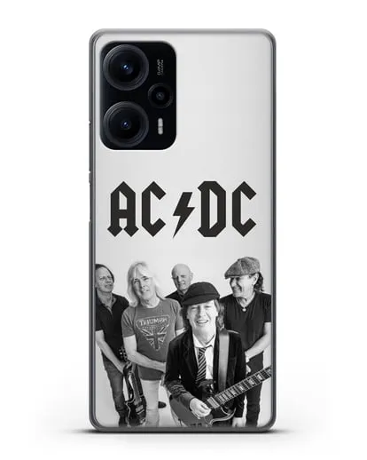 Чехол с фотографией группы AC/DC силиконовый для Xiaomi Poco F5