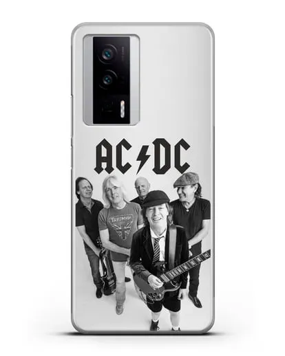 Чехол с фотографией группы AC/DC силиконовый для Xiaomi Poco F5 Pro