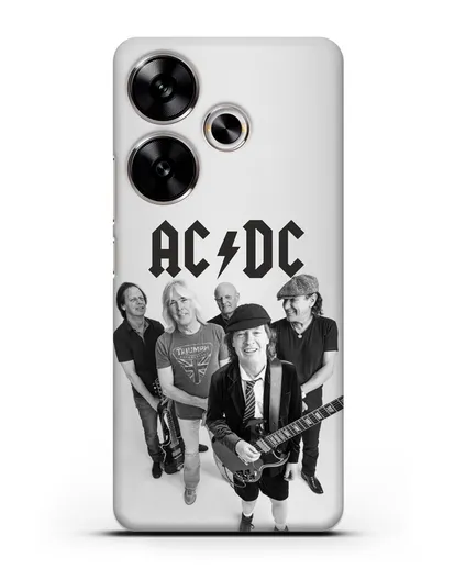 Чехол с фотографией группы AC/DC силиконовый для Xiaomi Poco F6