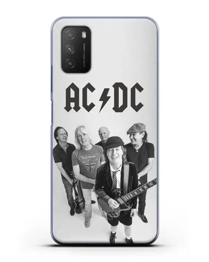 Чехол с фотографией группы AC/DC силиконовый для Xiaomi Poco M3
