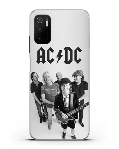 Чехол с фотографией группы AC/DC силиконовый для Xiaomi Poco M3 Pro