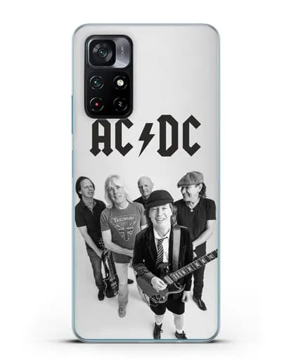 Чехол с фотографией группы AC/DC силиконовый для Xiaomi Poco M4 Pro 5G