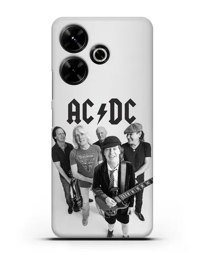 Чехол с фотографией группы AC/DC силиконовый для Xiaomi Poco M6