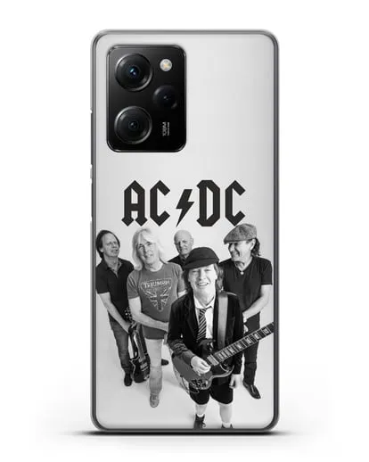 Чехол с фотографией группы AC/DC силиконовый для Xiaomi Poco X5 Pro