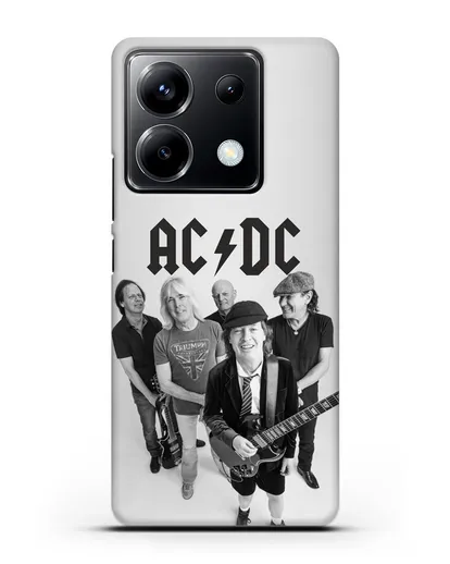 Чехол с фотографией группы AC/DC силиконовый для Xiaomi Poco X6