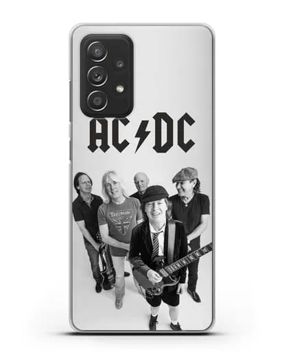 Чехол с фотографией группы AC/DC силиконовый для Samsung Galaxy A53