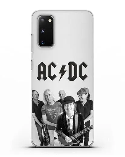 Чехол с фотографией группы AC/DC силиконовый для Samsung Galaxy S20 [SM-G980F]