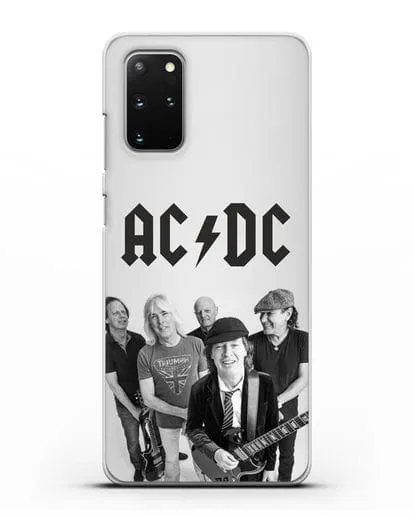 Чехол с фотографией группы AC/DC силиконовый для Samsung Galaxy S20 Plus [SM-G985F]