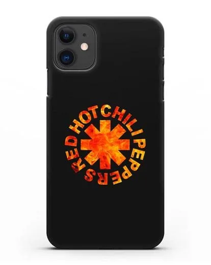 Чехол с логотипом Red Hot Chili Peppers силиконовый для iPhone 11