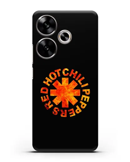 Чехол с логотипом Red Hot Chili Peppers силиконовый для Xiaomi Poco F6