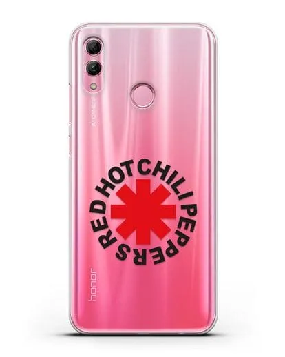 Чехол с символикой Red Hot Chili Peppers силиконовый для Honor 10 Lite