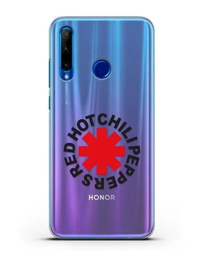 Чехол с символикой Red Hot Chili Peppers силиконовый для Honor 10i