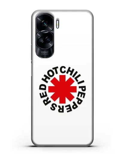 Чехол с символикой Red Hot Chili Peppers силиконовый для Honor 90 Lite