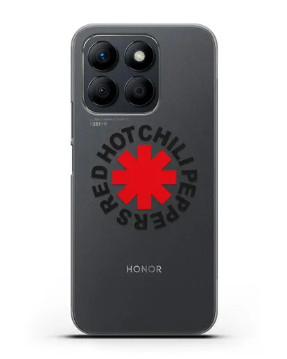 Чехол с символикой Red Hot Chili Peppers силиконовый для Honor X8b