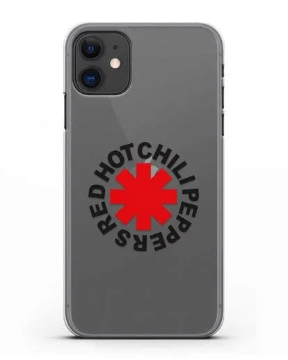 Чехол с символикой Red Hot Chili Peppers силиконовый для iPhone 11