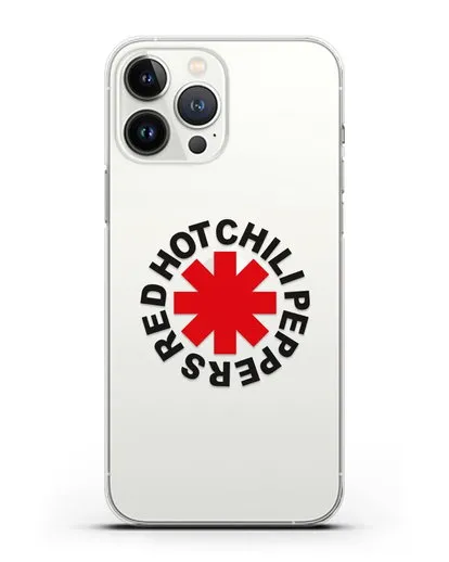 Чехол с символикой Red Hot Chili Peppers силиконовый для iPhone 13 Pro Max