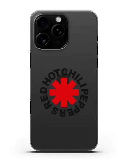 Чехол с символикой Red Hot Chili Peppers силиконовый для iPhone 16 Pro Max