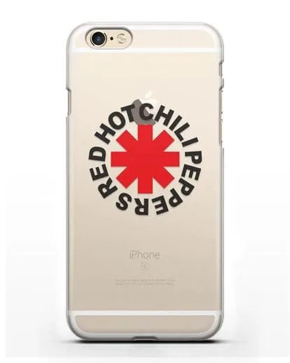Чехол с символикой Red Hot Chili Peppers силиконовый для iPhone 6