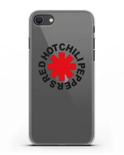 Чехол с символикой Red Hot Chili Peppers силиконовый для iPhone SE 2020