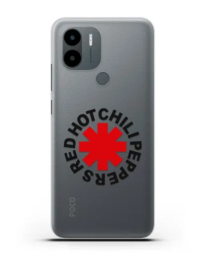 Чехол с символикой Red Hot Chili Peppers силиконовый для Xiaomi Poco C51