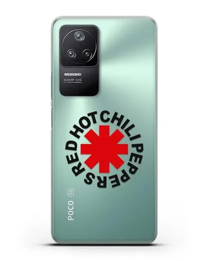 Чехол с символикой Red Hot Chili Peppers силиконовый для Xiaomi Poco F4