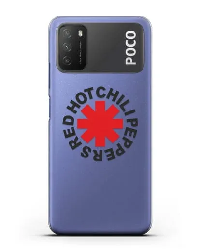 Чехол с символикой Red Hot Chili Peppers силиконовый для Xiaomi Poco M3