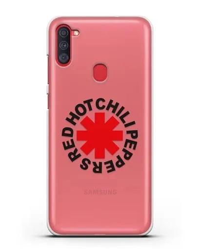 Чехол с символикой Red Hot Chili Peppers силиконовый для Samsung Galaxy A11 [SM-A115F]