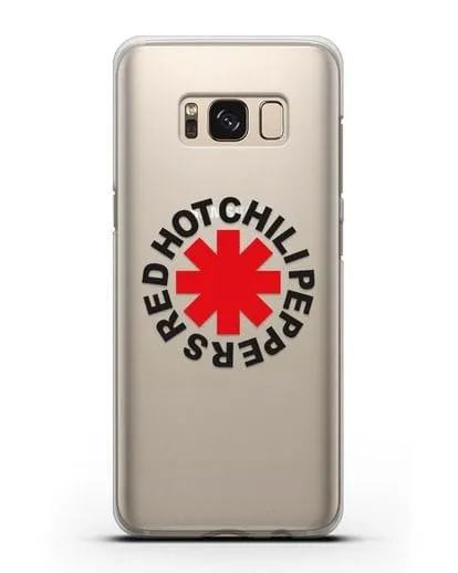 Чехол с символикой Red Hot Chili Peppers силиконовый для Samsung Galaxy S8 [SM-950F]