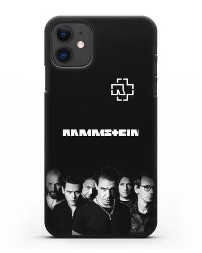 Чехол с фотографией группы Rammstein силиконовый для iPhone 11