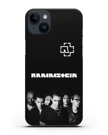 Чехол с фотографией группы Rammstein силиконовый для iPhone 14 Plus