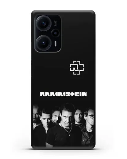 Чехол с фотографией группы Rammstein силиконовый для Xiaomi Poco F5