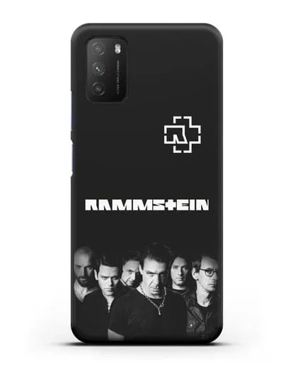 Чехол с фотографией группы Rammstein силиконовый для Xiaomi Poco M3