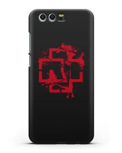 Чехол с красным логотипом Rammstein силиконовый для Honor 9