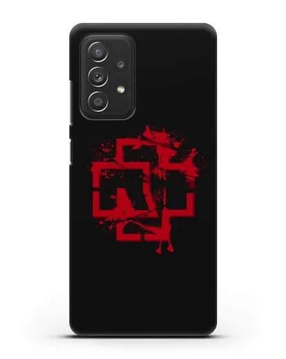 Чехол с красным логотипом Rammstein силиконовый для Samsung Galaxy A53