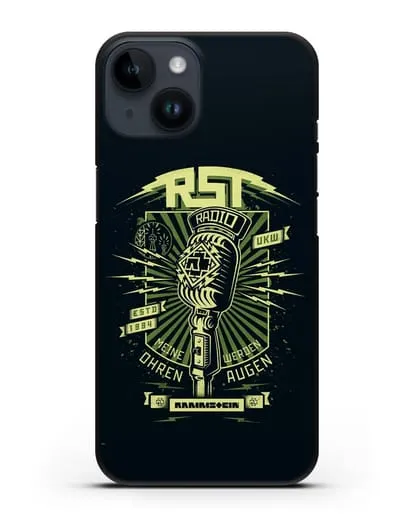 Чехол Rammstein Radio силиконовый для iPhone 14