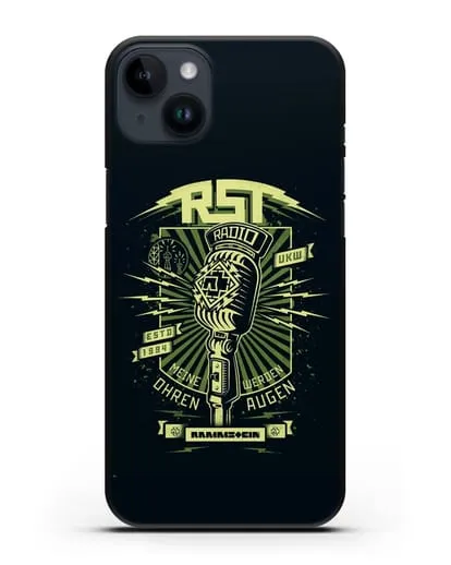 Чехол Rammstein Radio силиконовый для iPhone 14 Plus