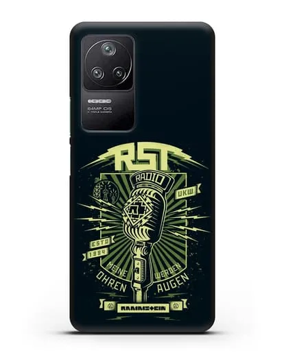 Чехол Rammstein Radio силиконовый для Xiaomi Poco F4
