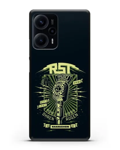 Чехол Rammstein Radio силиконовый для Xiaomi Poco F5