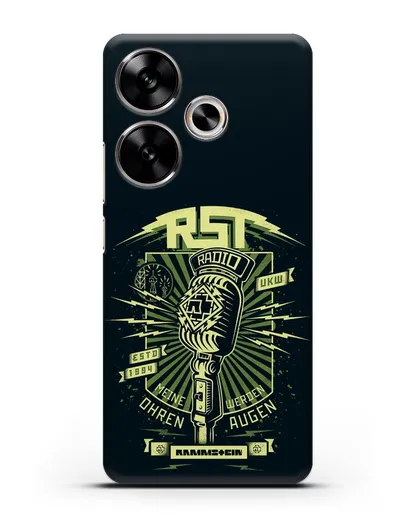 Чехол Rammstein Radio силиконовый для Xiaomi Poco F6